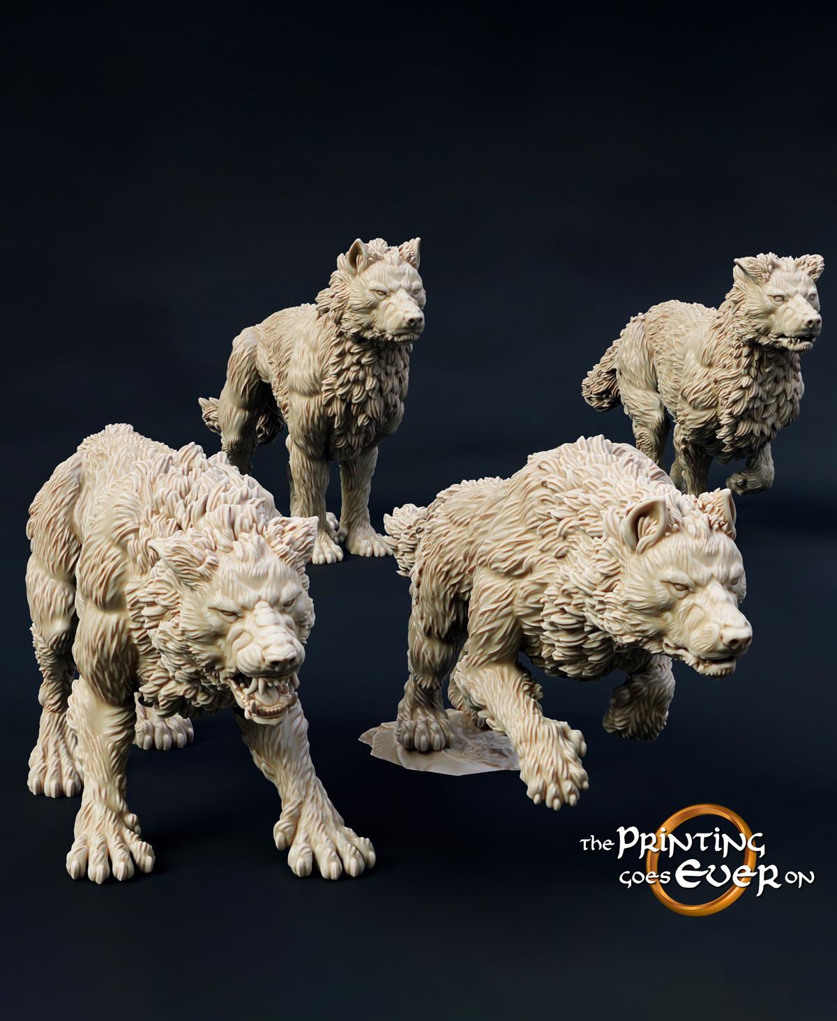 Morthan Warg Pack 3d model