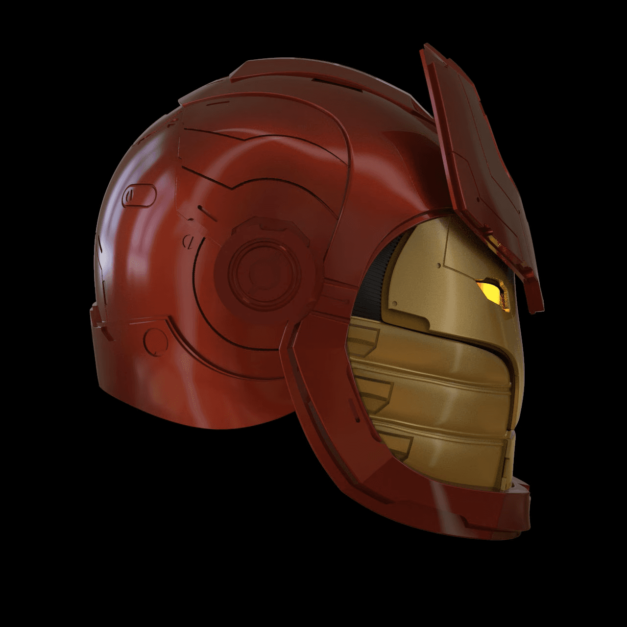 Thor Buster Helmet Iron Man 3D File STL 3d model