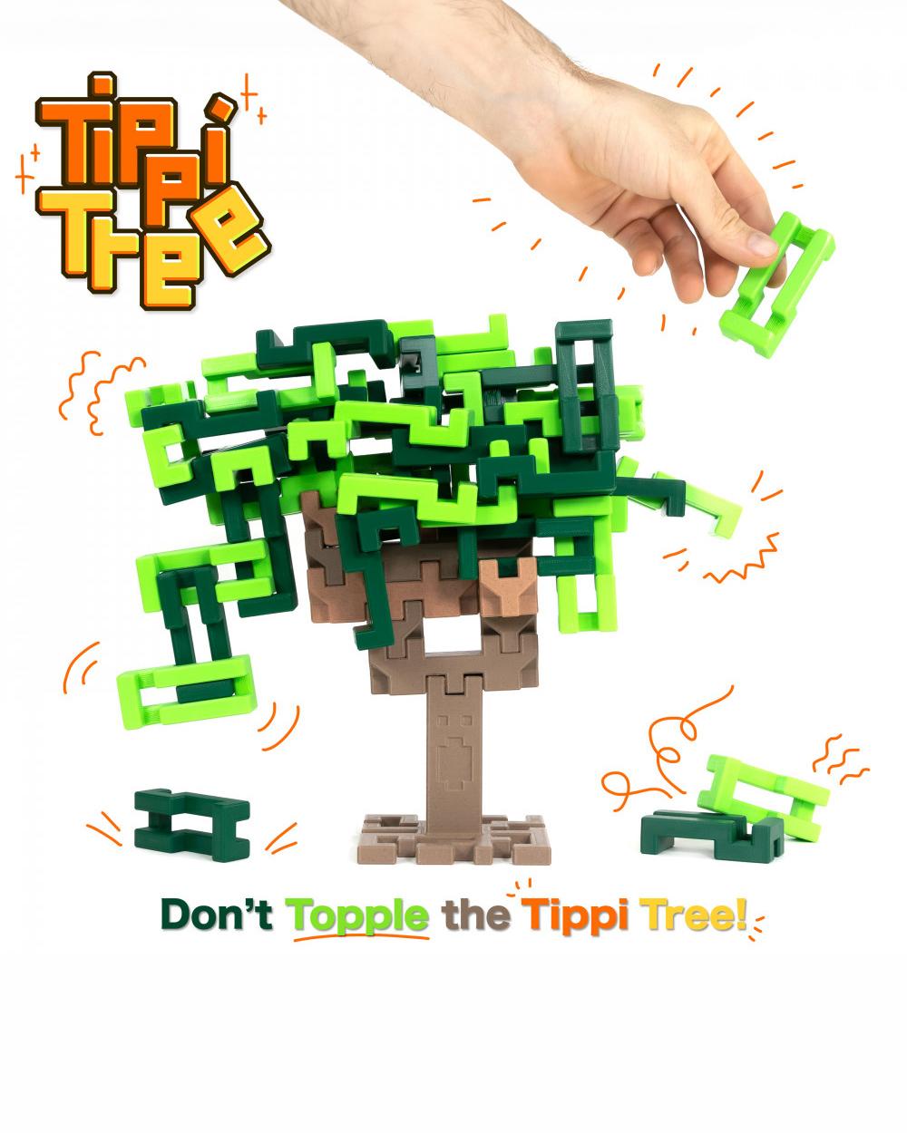 Tippi Tree // Original Tabletop Stacking Game 3d model