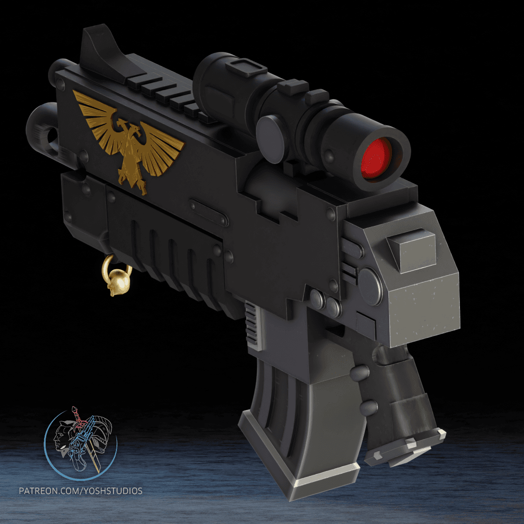 SM Bolter Rifle 3D Printer File STL 3d model