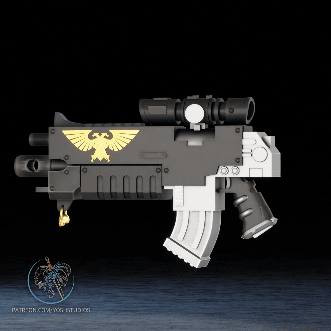 SM Bolter Rifle 3D Printer File STL 3d model