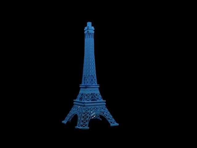 eiffel tower toy.stl 3d model