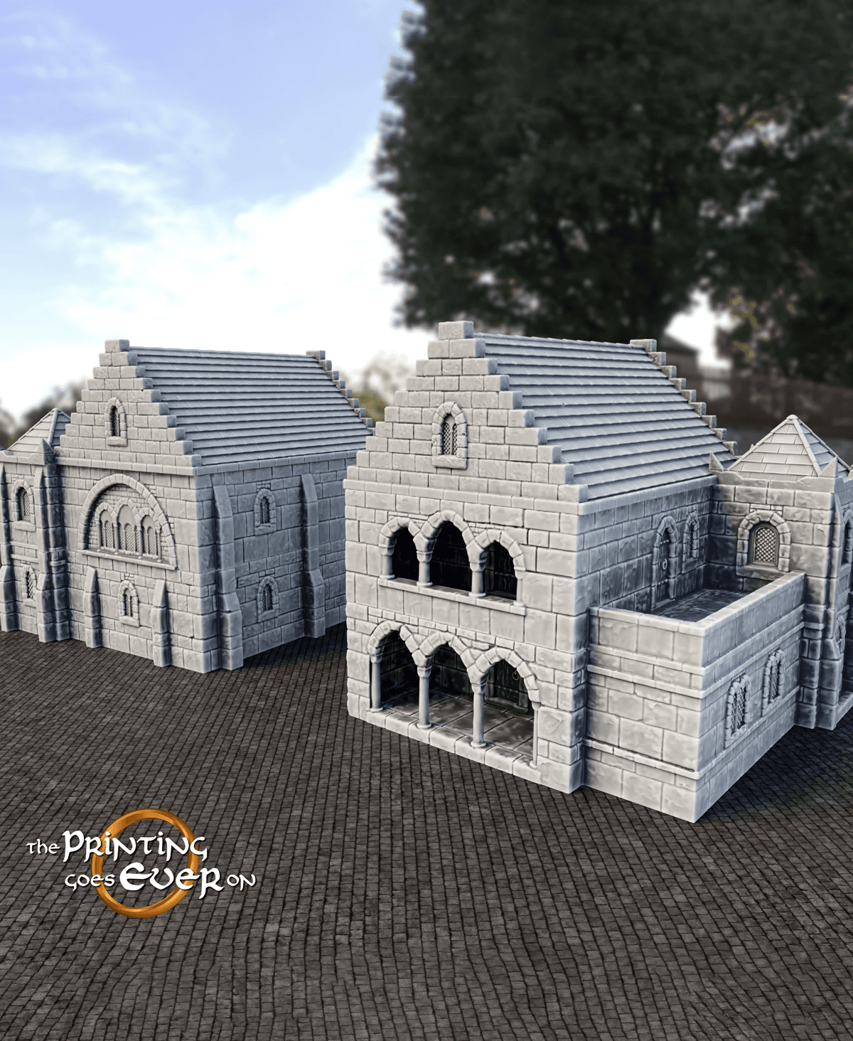 Whitcaester Building A - Large House 3d model