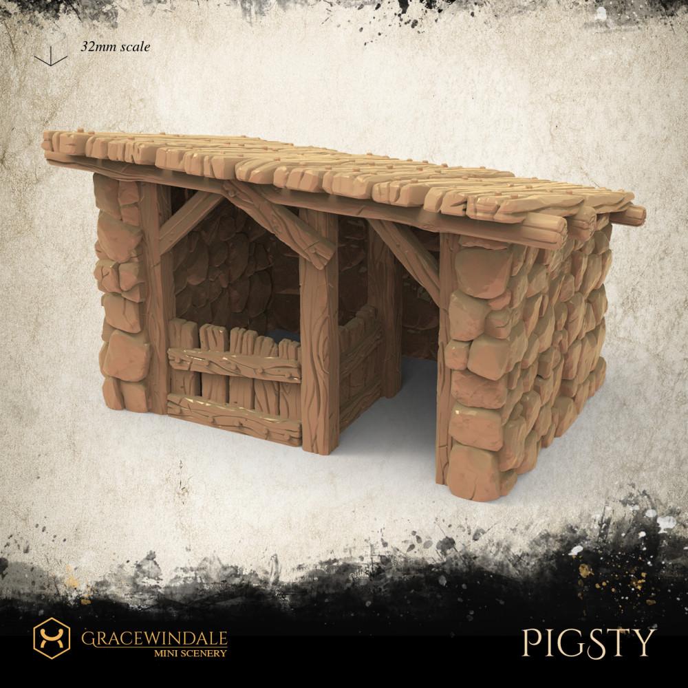 Pigsty 3d model