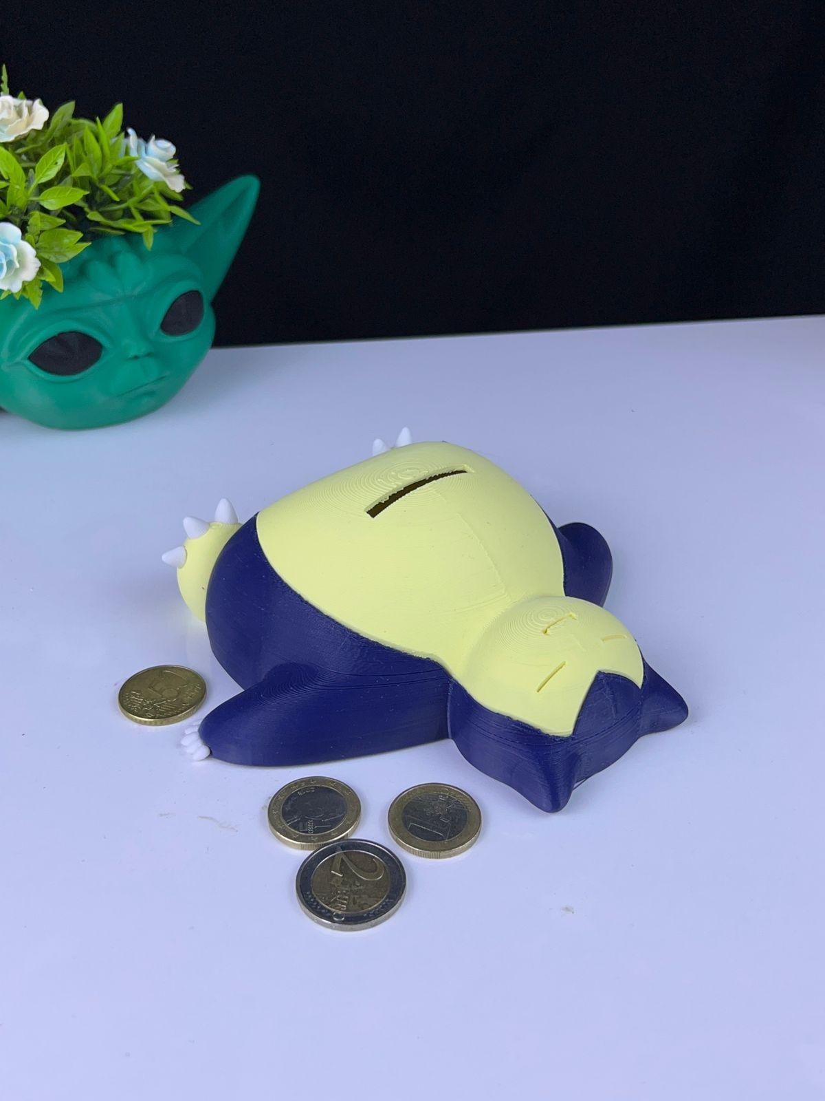 Snorlax Piggy Bank 3d model