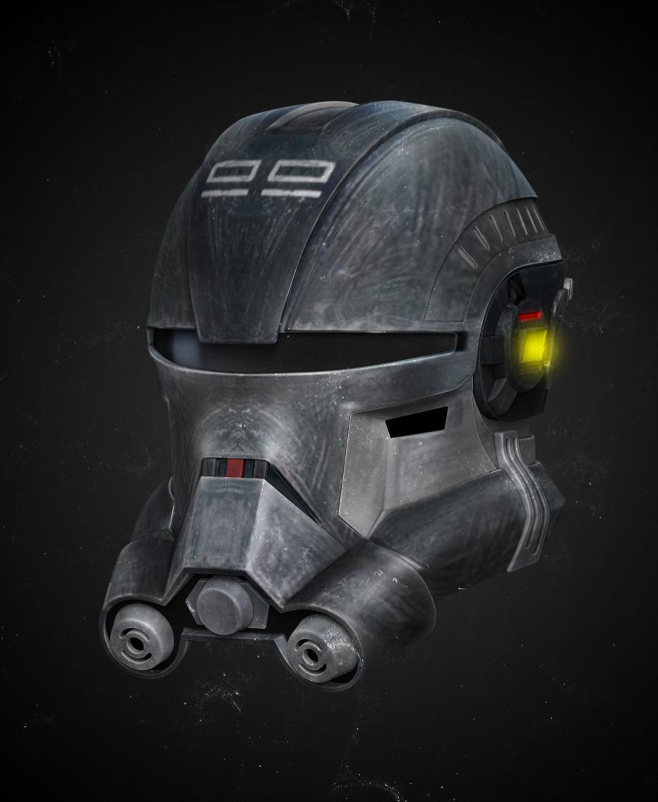 Echo helmet from Bad Batch 3d model