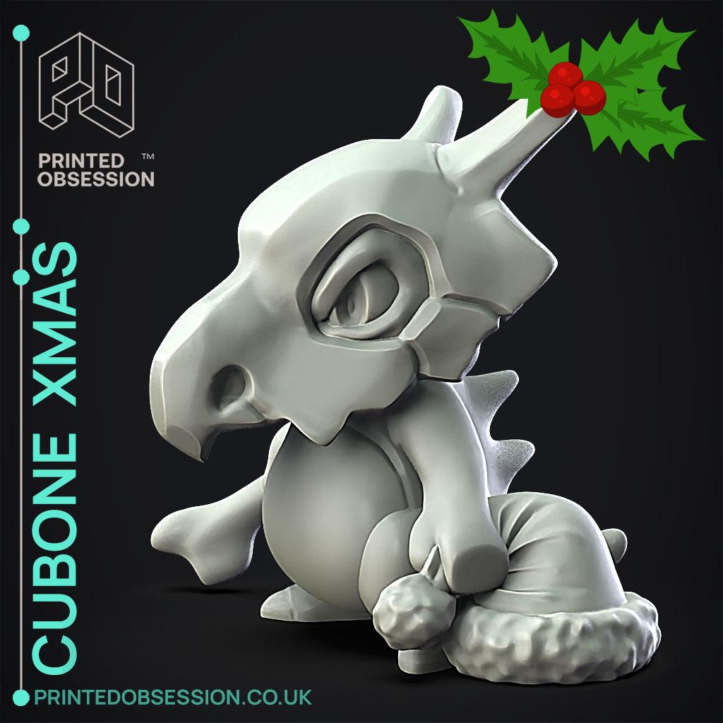 Cubone xmas - Pokemon - Fan Art 3d model