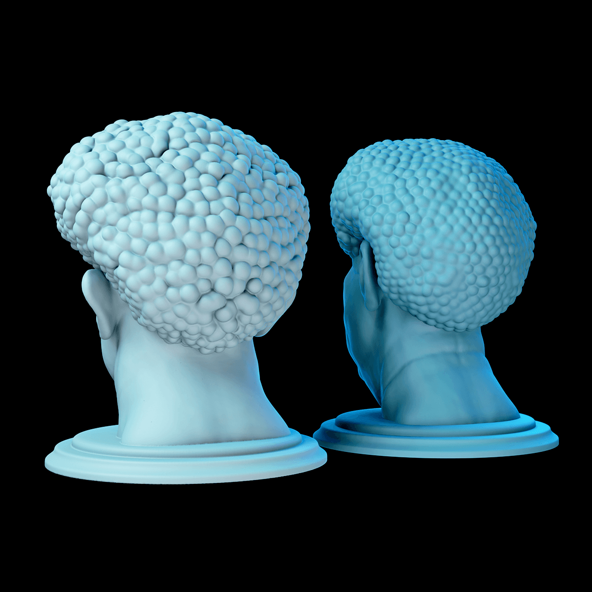 Step Brothers desktop heads 3d model