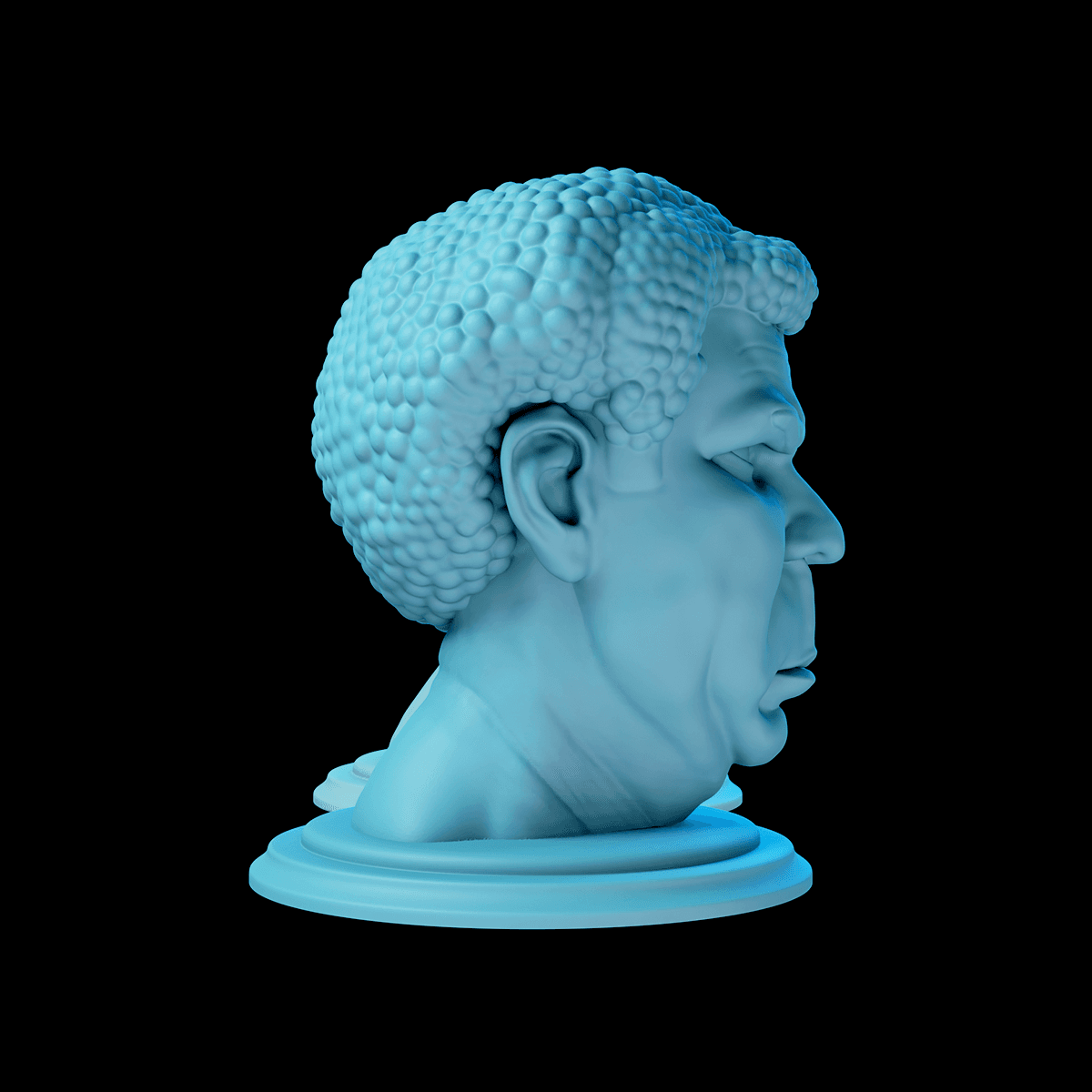 Step Brothers desktop heads 3d model