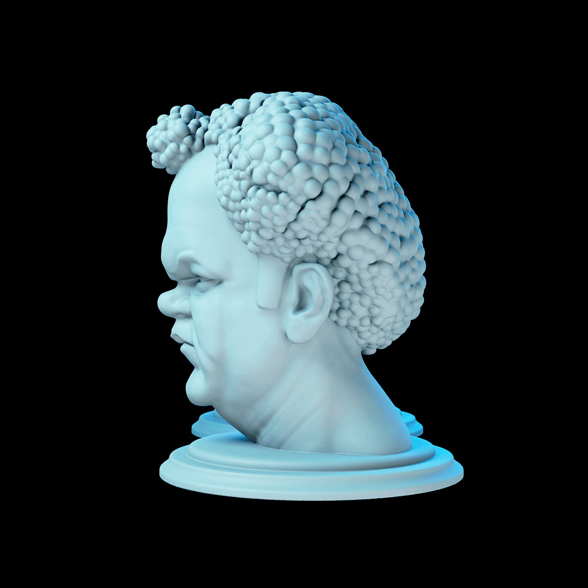 Step Brothers desktop heads 3d model