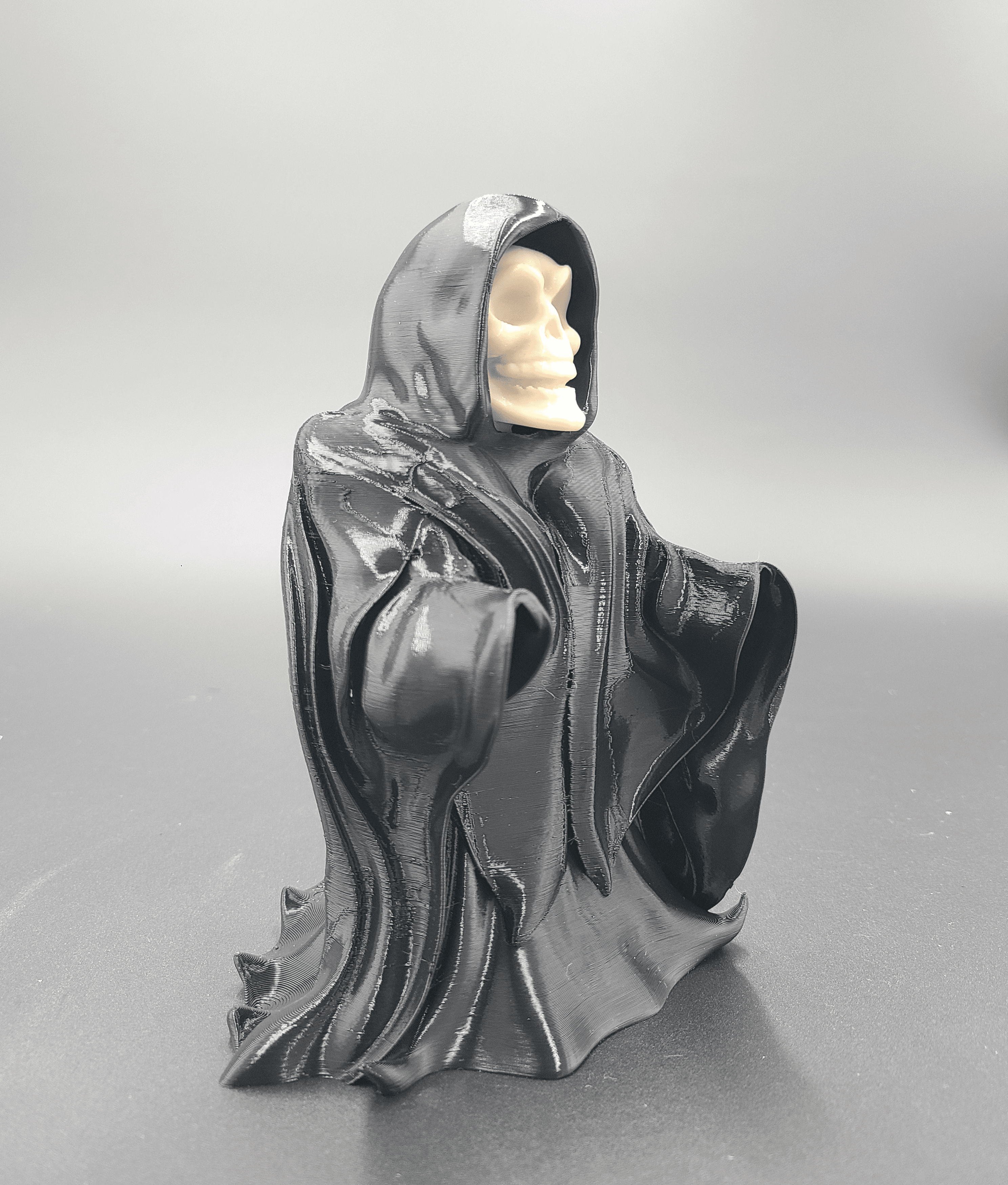 Grim Reaper, Slim Reaper - Articulated Snap-Flex Fidget (Loose Joints) 3d model