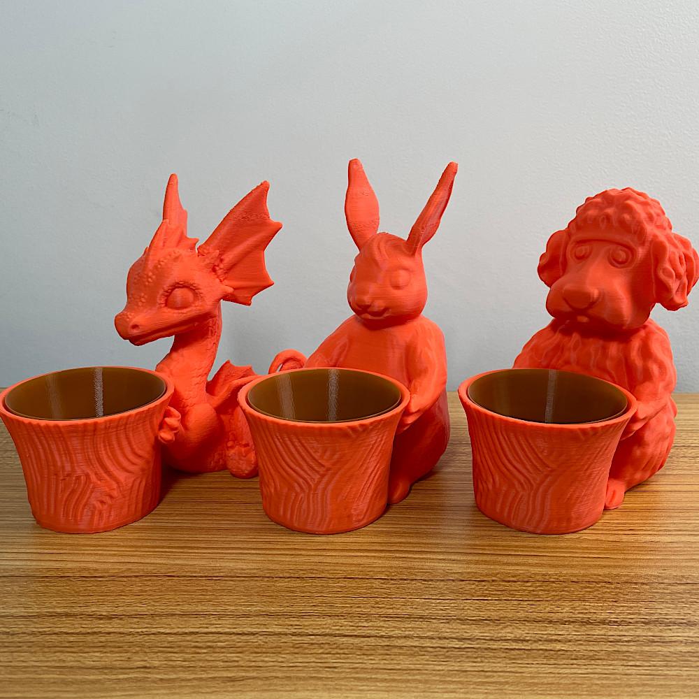 Dragon - Toy Pot Planter 3d model