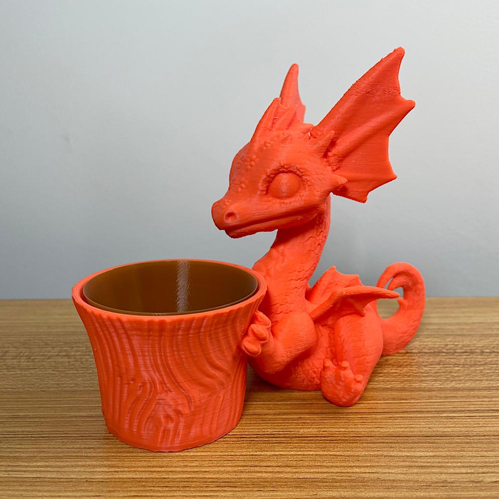 Dragon - Toy Pot Planter 3d model