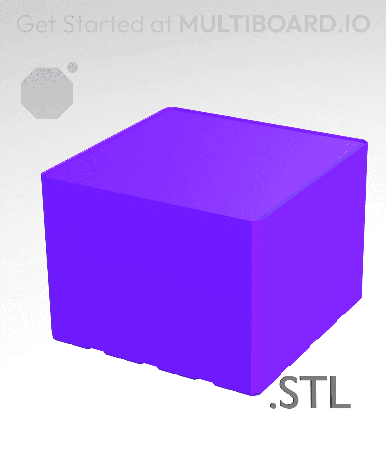 4x4x3 - Multibin Insert - STL Remixing File 3d model