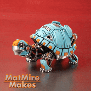 RoboTortoise - Articulated Figure 3d model