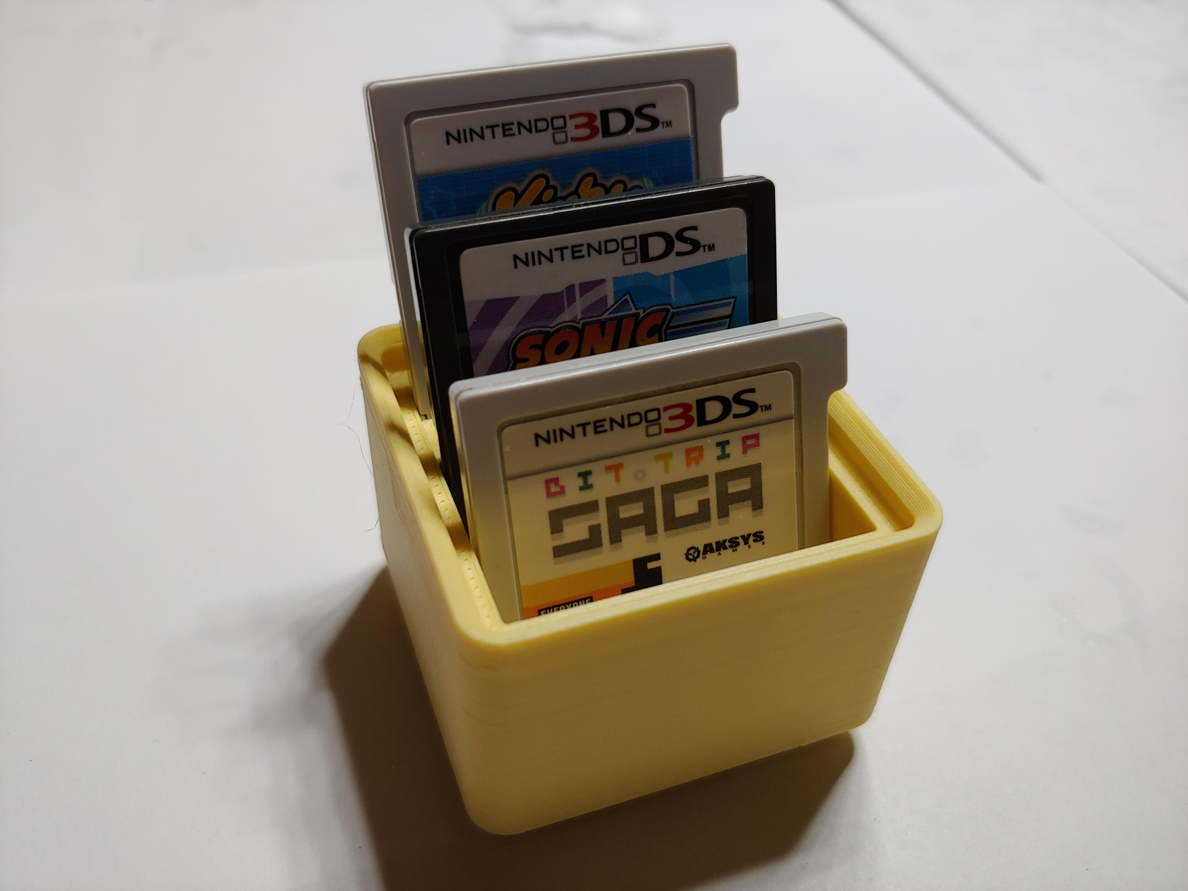 Gridfinity Handheld Game Cartridge Holders 3d model