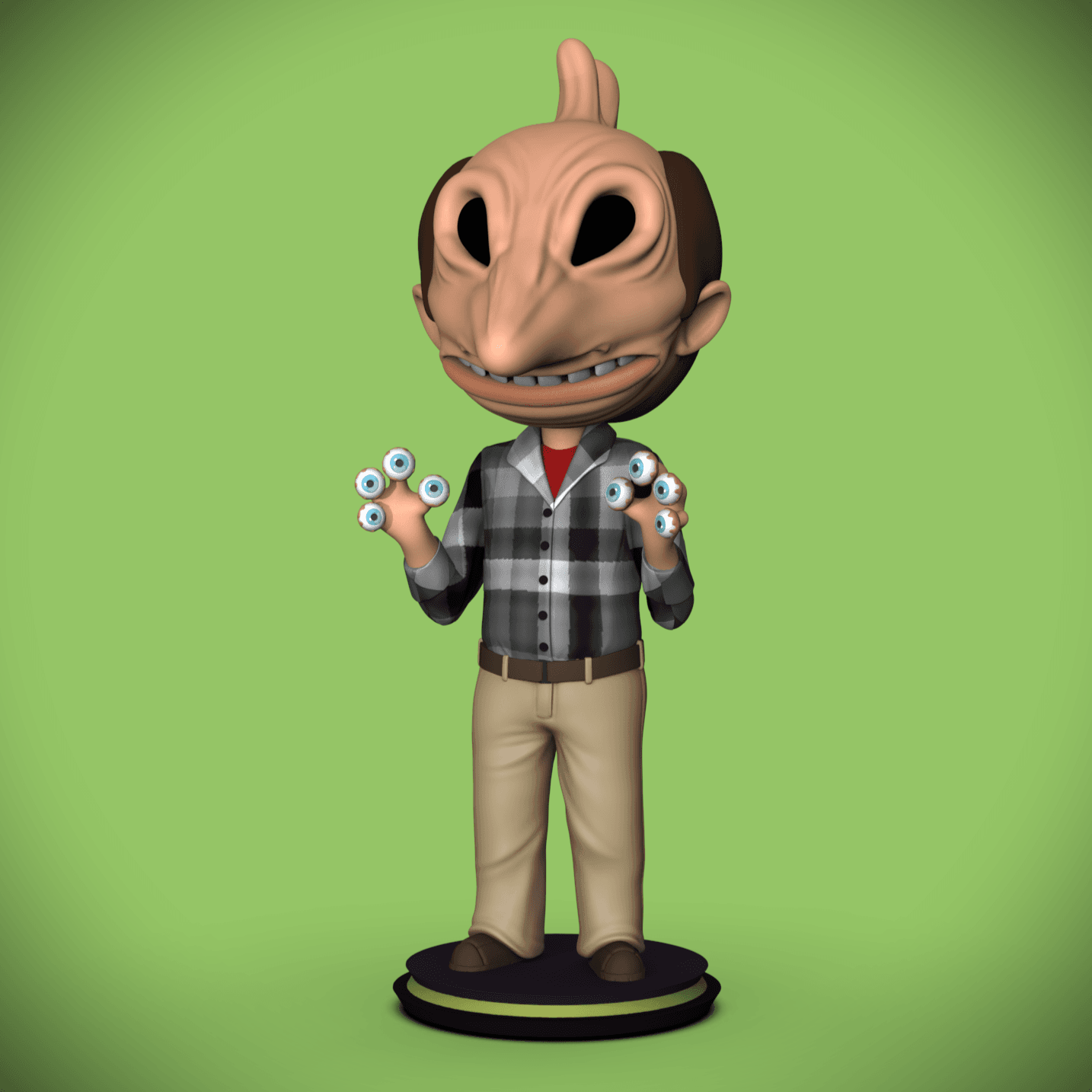 Adam Maitland (Beetlejuice) -Little Big Head Series 3d model