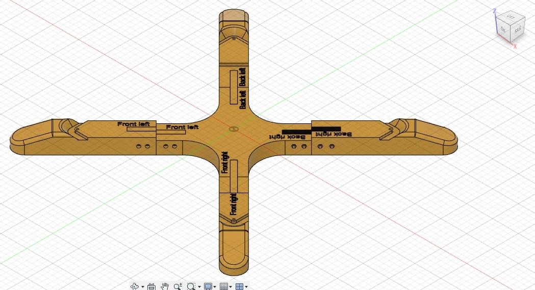 ANTI-VIBRATION FEET K1 3d model