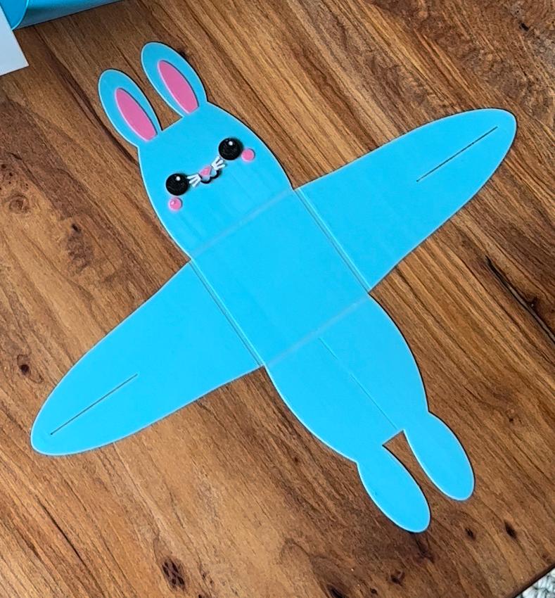 Bunny Paper Folding Craft 3d model