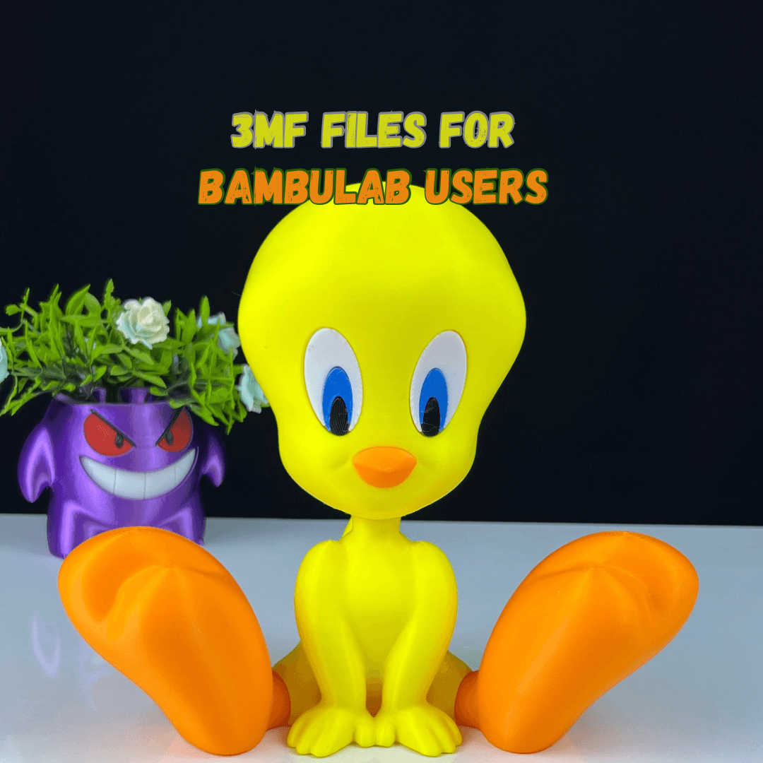 tweety 3mf 3d model