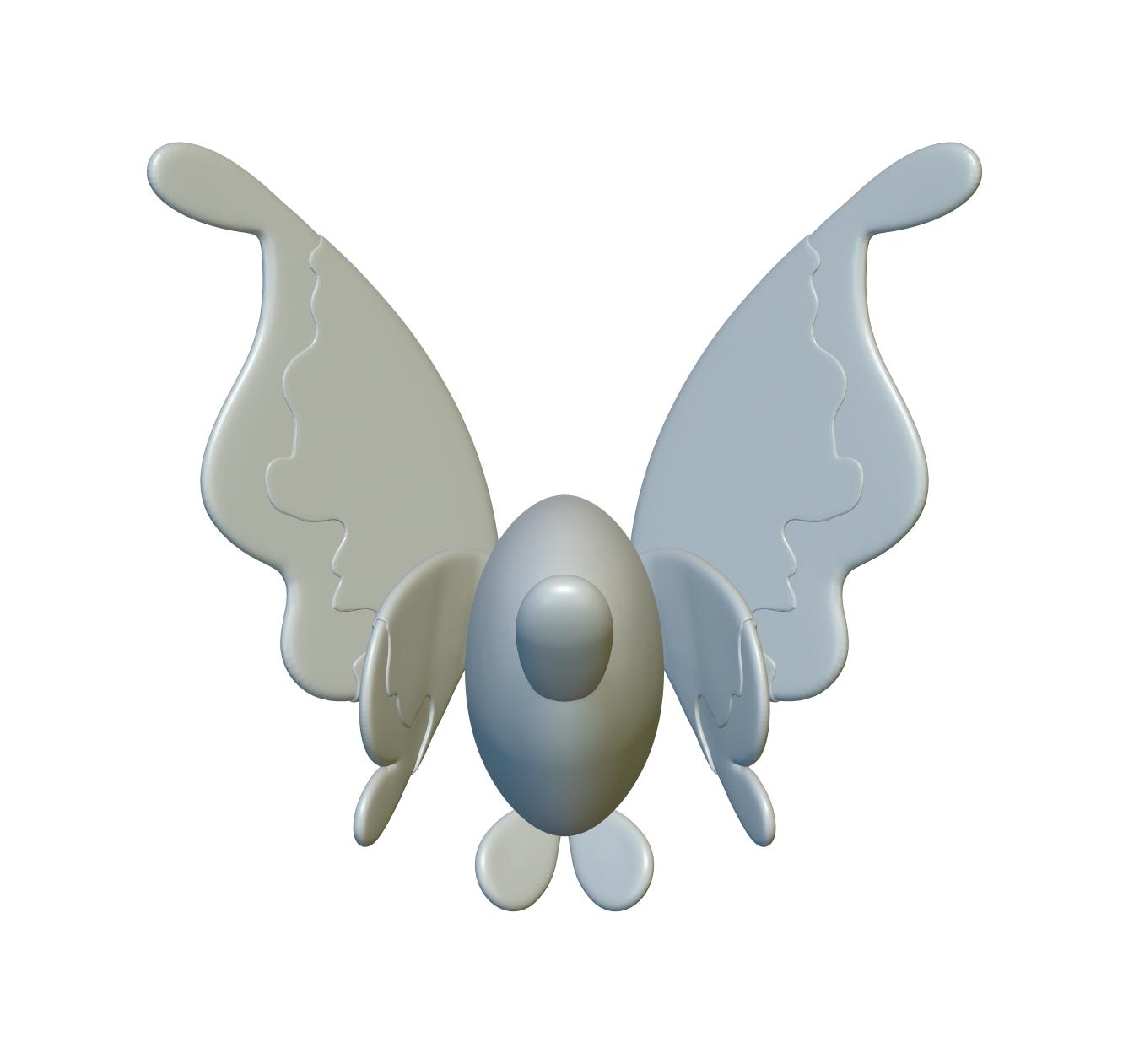 Pokemon Lumineon #457 - Optimized for 3D Printing 3d model