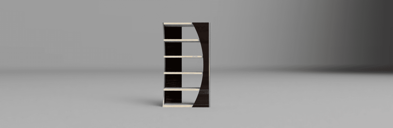 MODERN BOOKCASE v2.stl 3d model