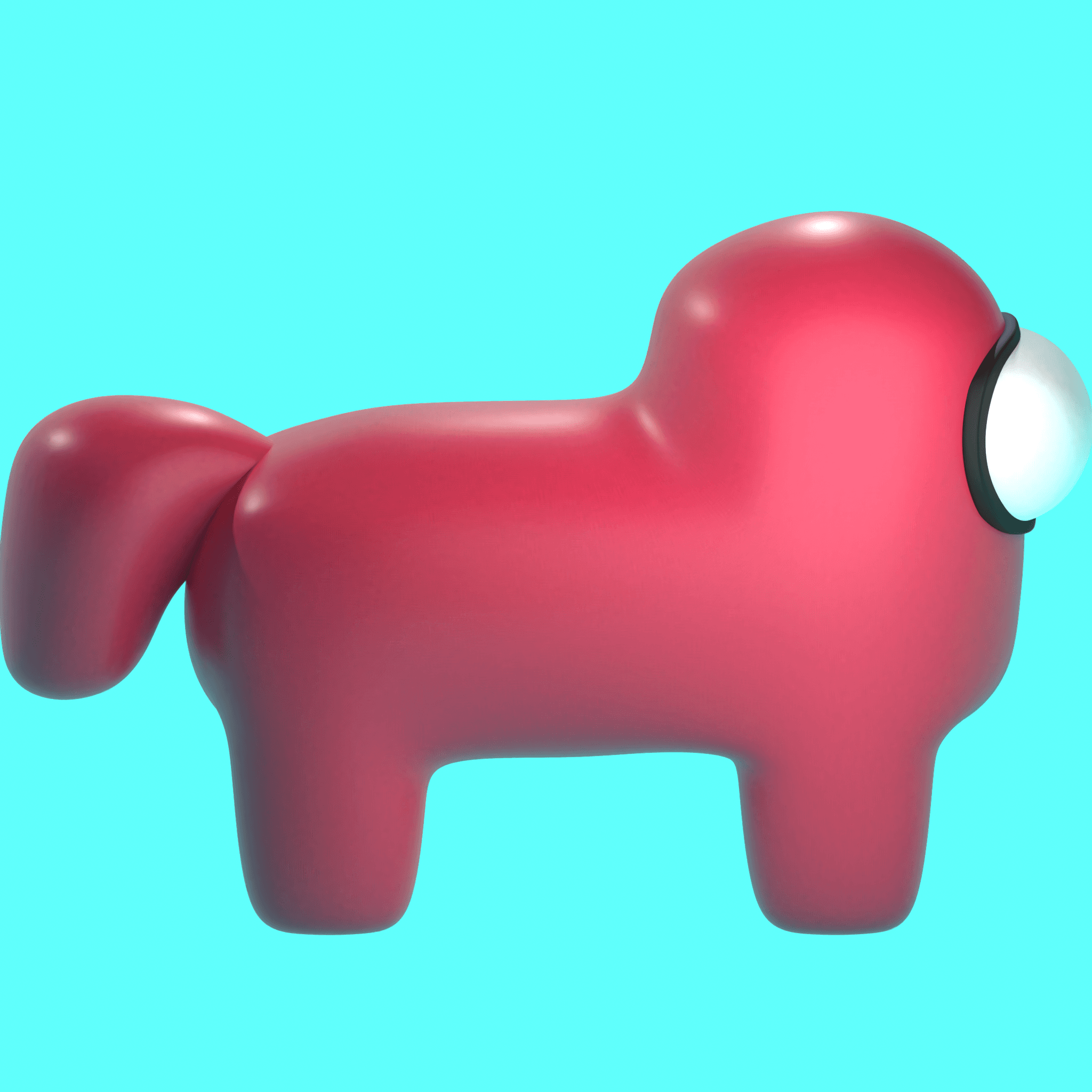 Among Us Horse 3d model