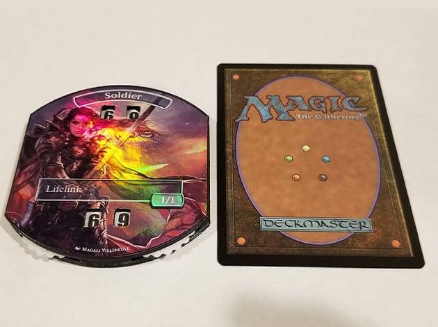 Mass MTG Tokens - Custom Token Counters for Magic the Gathering 3d model