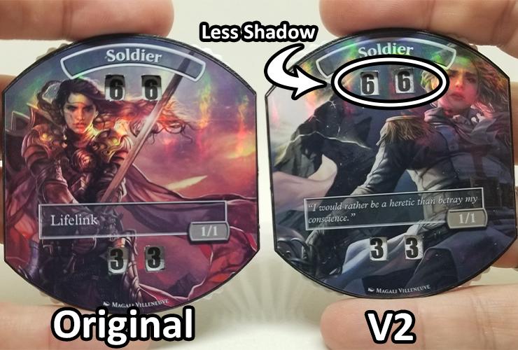 Mass MTG Tokens - Custom Token Counters for Magic the Gathering 3d model