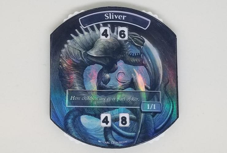 Mass MTG Tokens - Custom Token Counters for Magic the Gathering 3d model