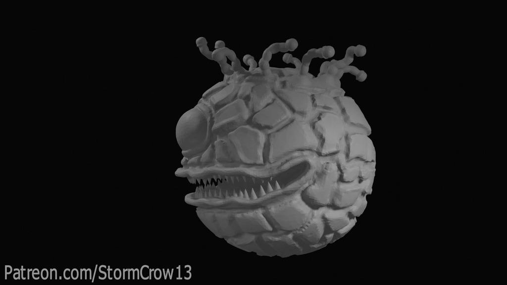 1st Ed AD&D Beholder 3d model