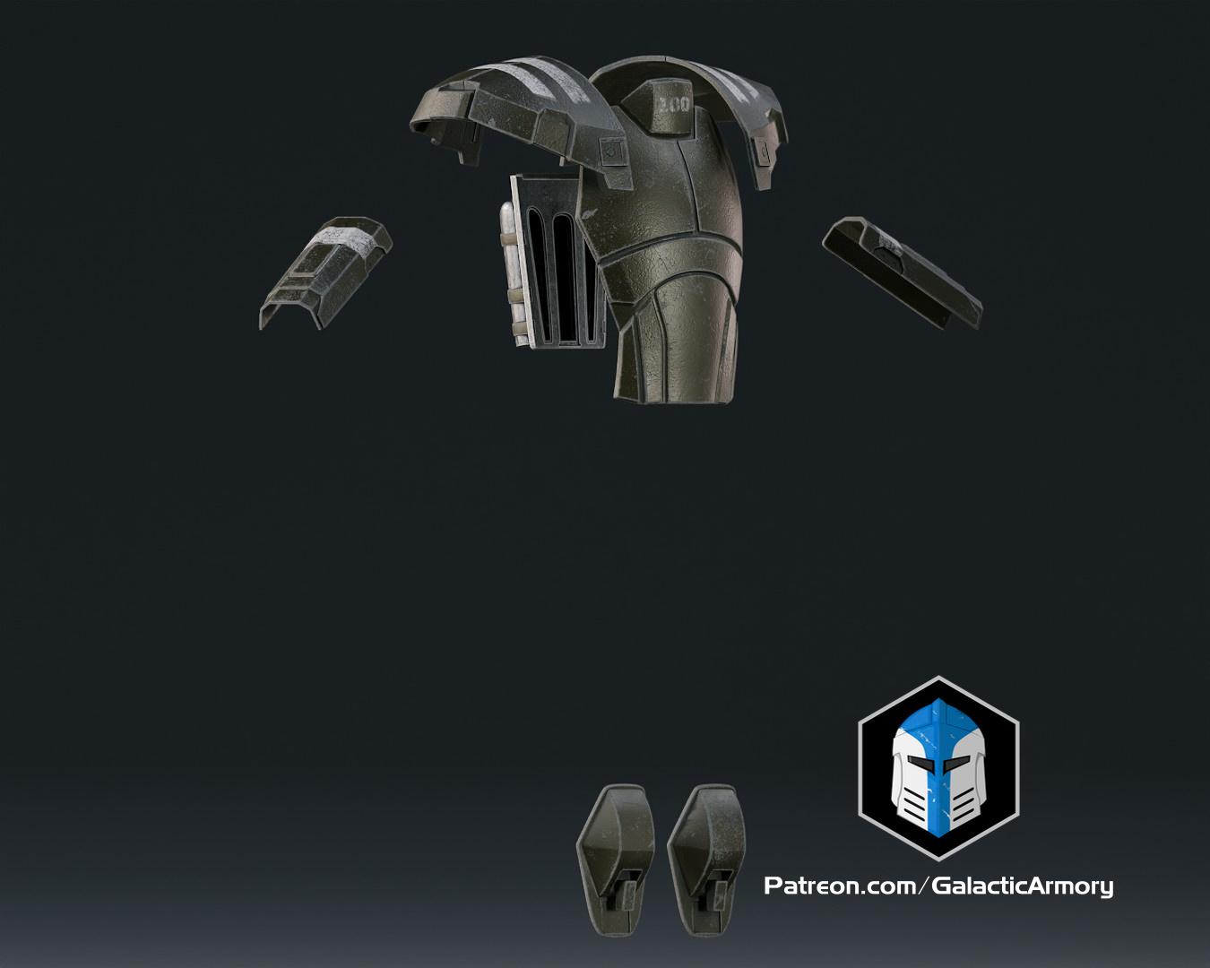 Fallout NCR Ranger Armor - 3D Print Files 3d model