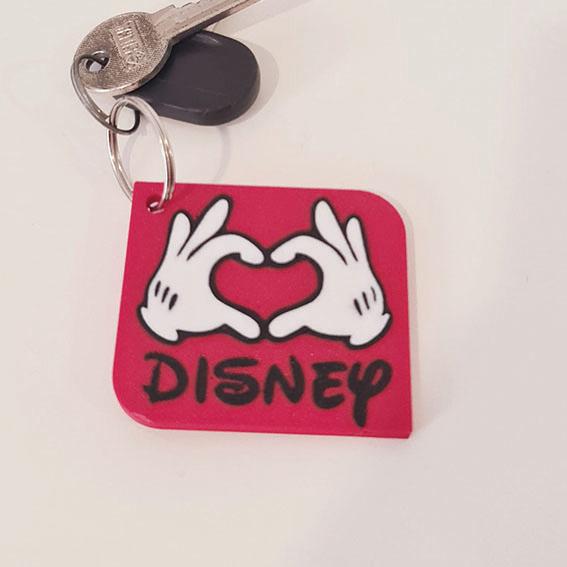 Keychain: Mickey Hands I 3d model