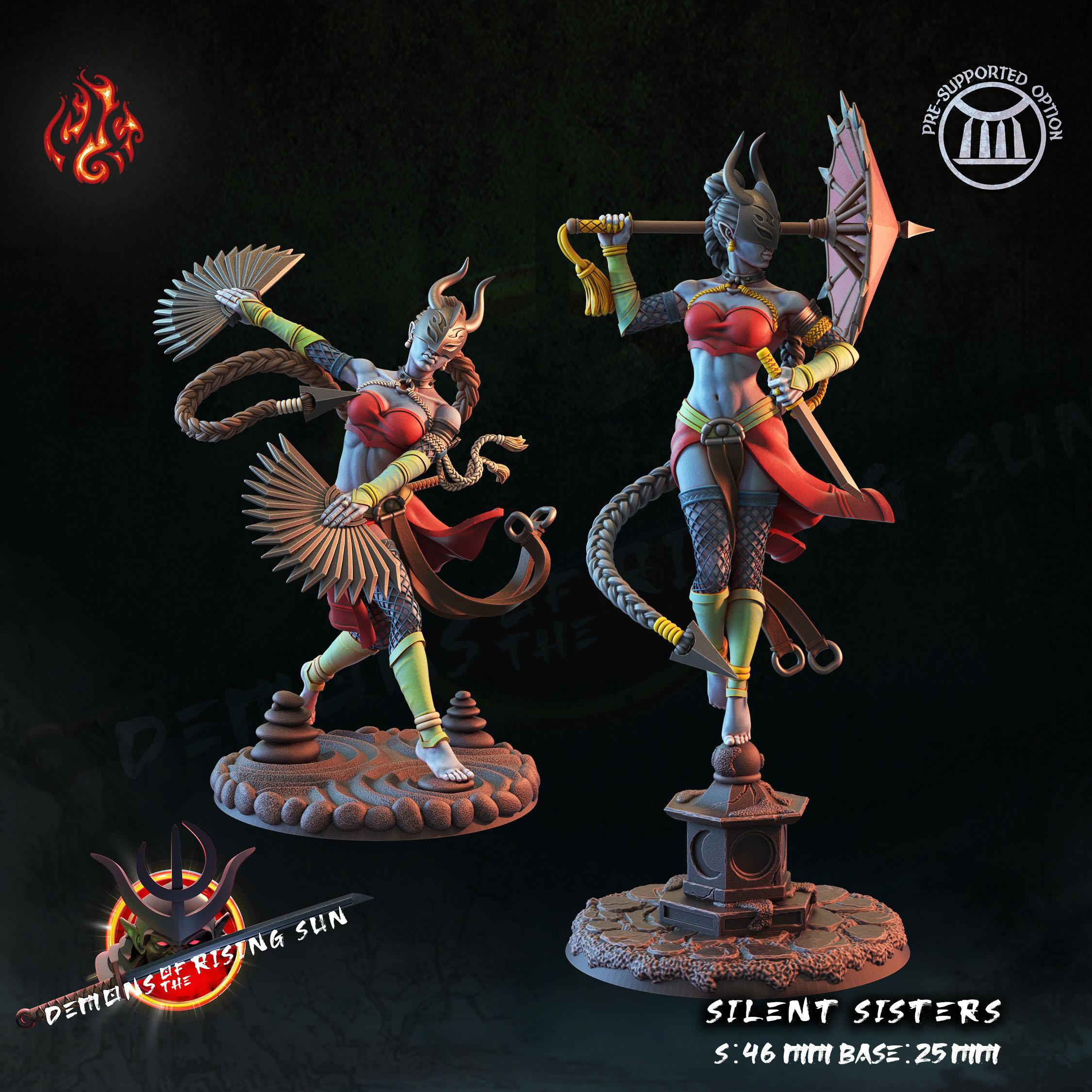 Silent Sisters 3d model