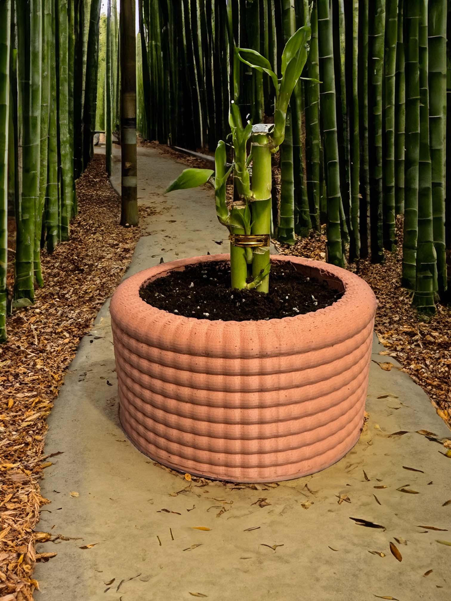 Large Terracotta Planter 180 x 180 x 91 3d model