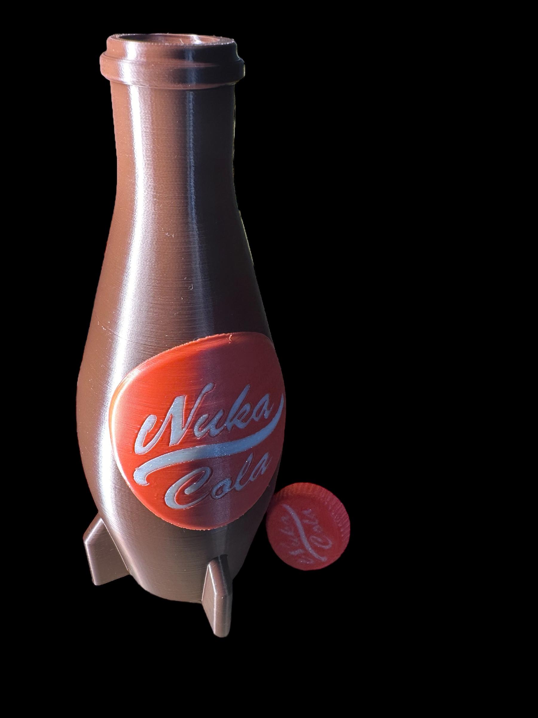 Nuka Stash Bottle, Threaded Cap in Full Color, True Accurate, Prop, Fallout 4, Fallout 3d model