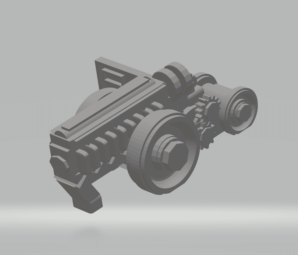 FHW: Worker Bots accelerator Cannon V1.2 a 3d model