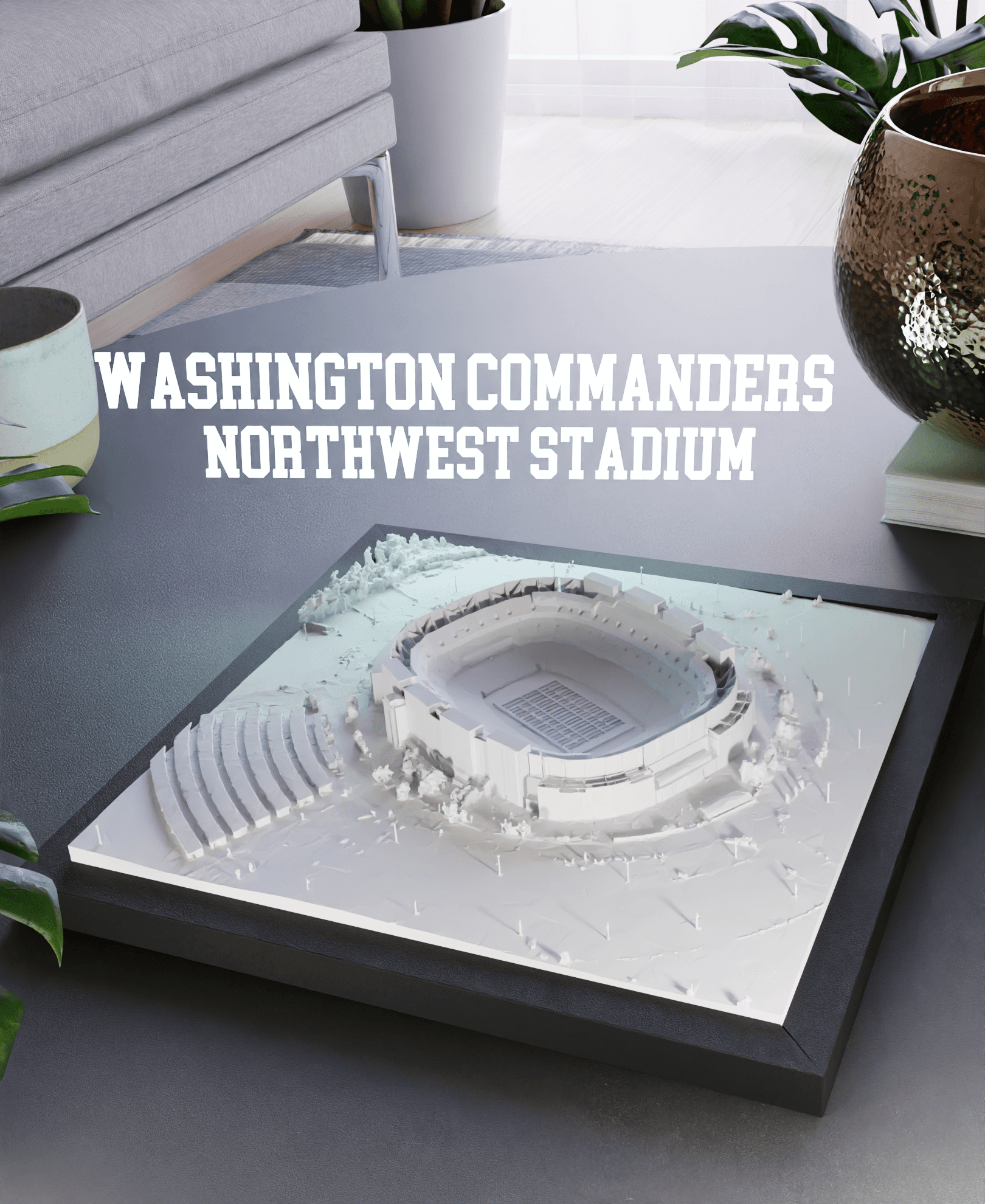 Washington Commanders - Northwest Stadium 3d model