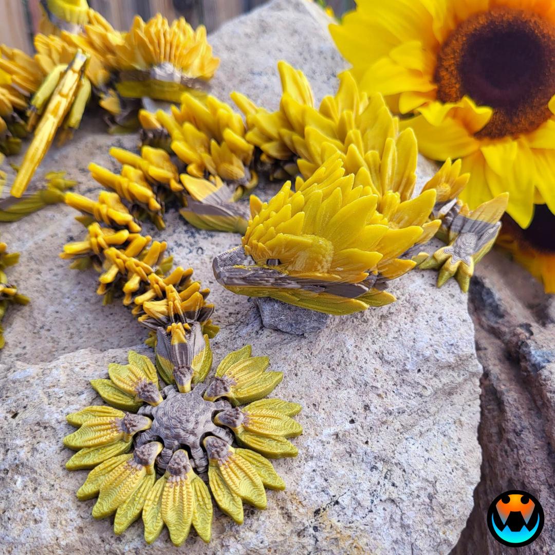 Sunflower Dragon 3d model