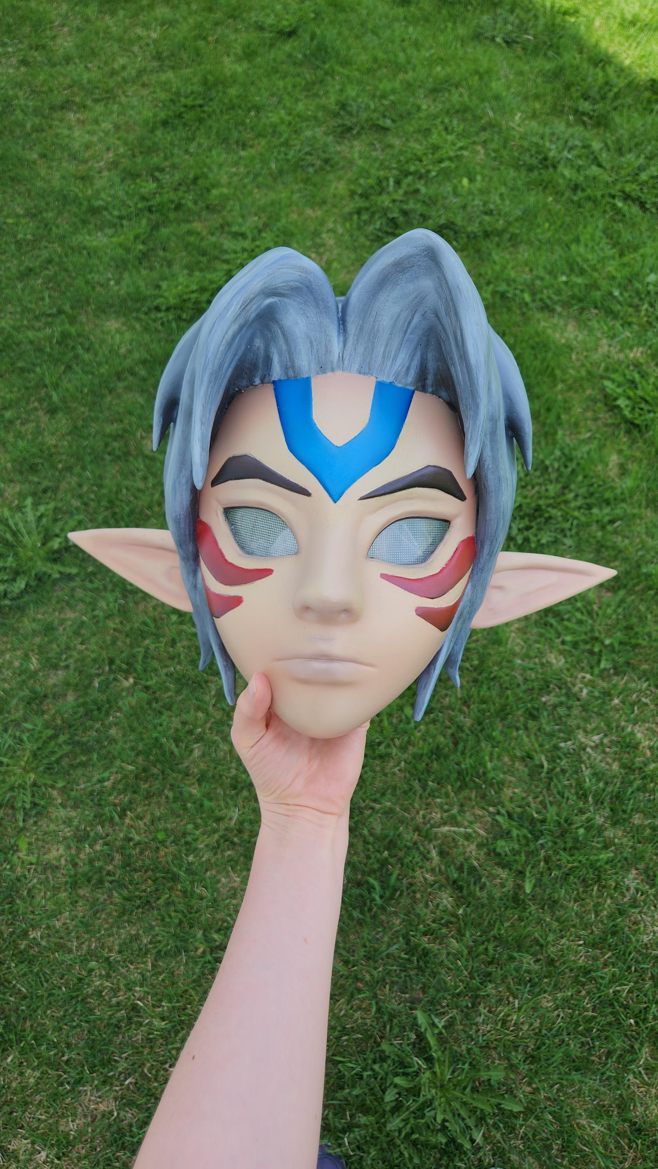 FIERCE DEITY MASK FROM ZELDA 3d model