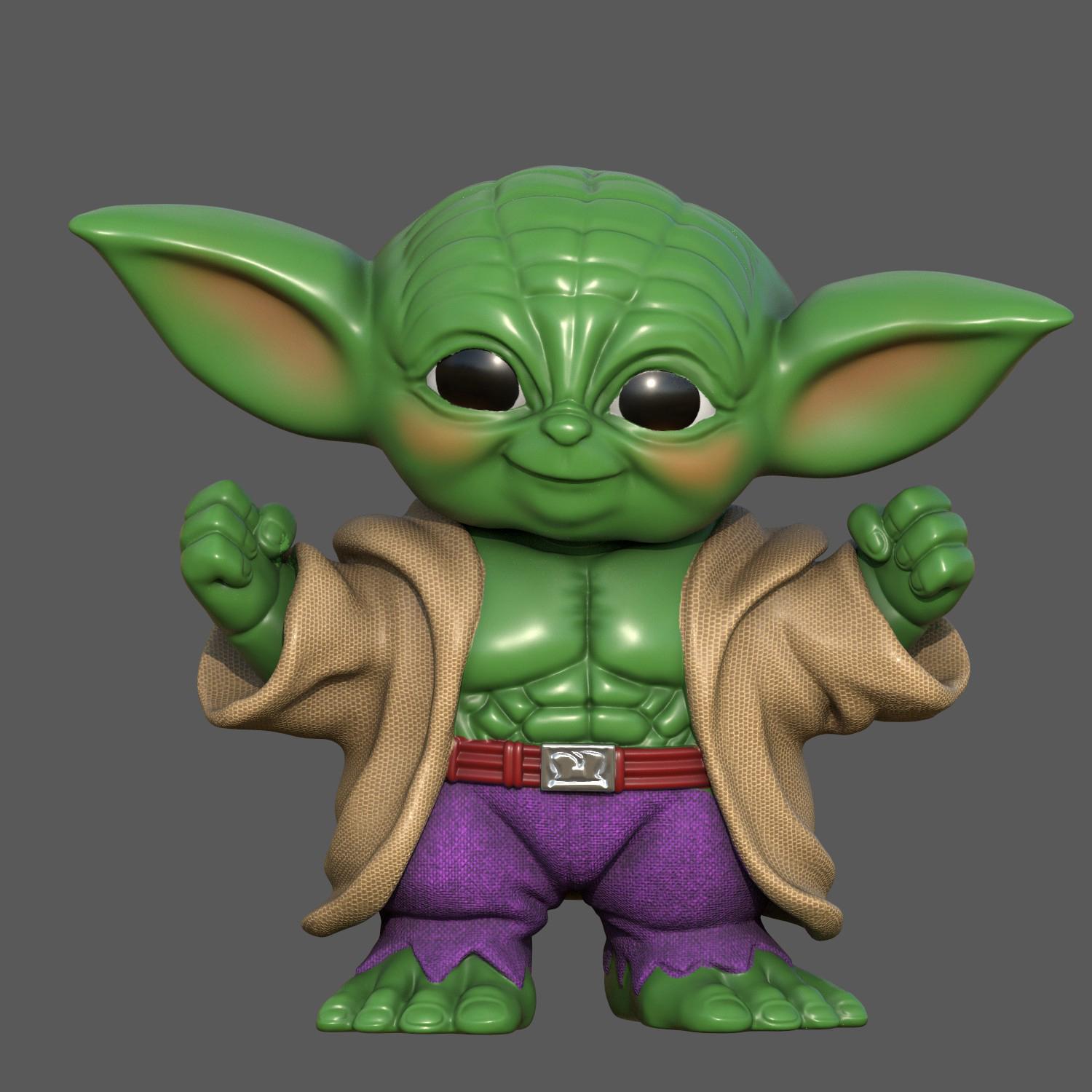 Yoda Hulk 3d model