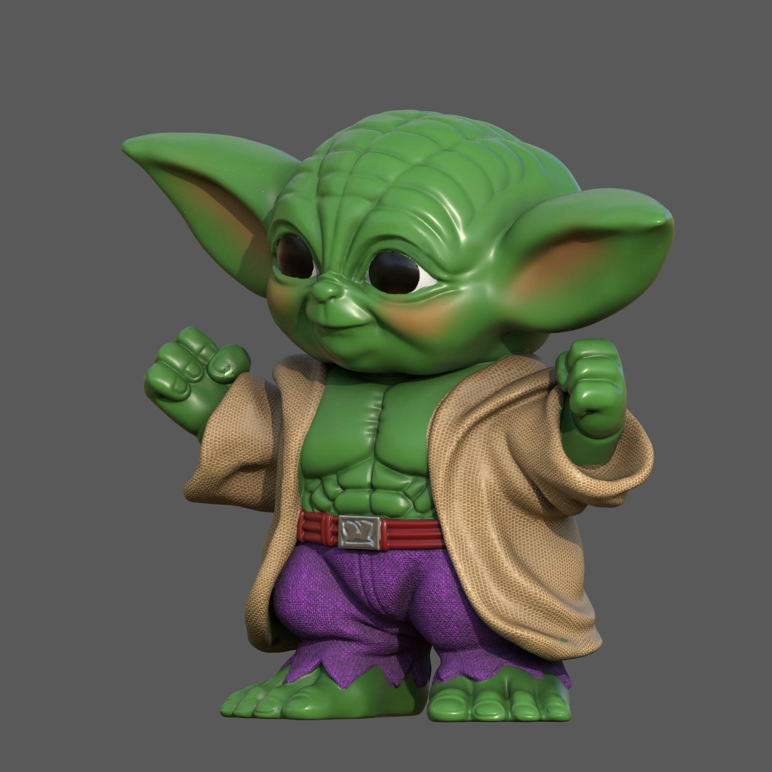 Yoda Hulk 3d model