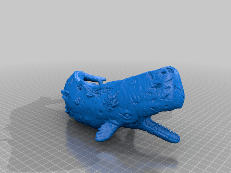 Zombie Whale 3d model