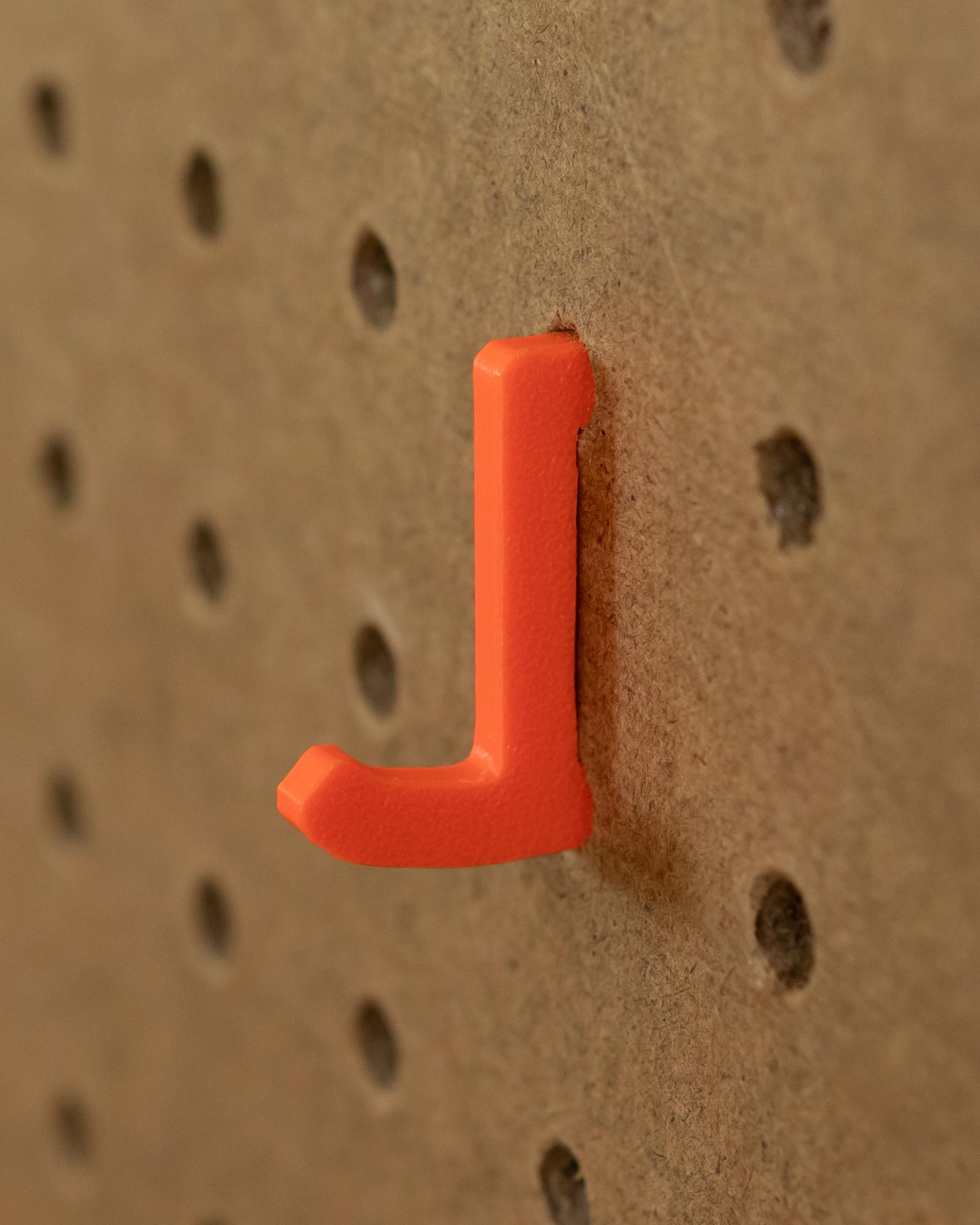 EZPZ Pegboard Hook // 10mm Hook Type B 3d model