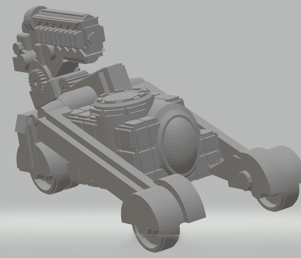 FHW: Worker Bot Assault car concept 3d model