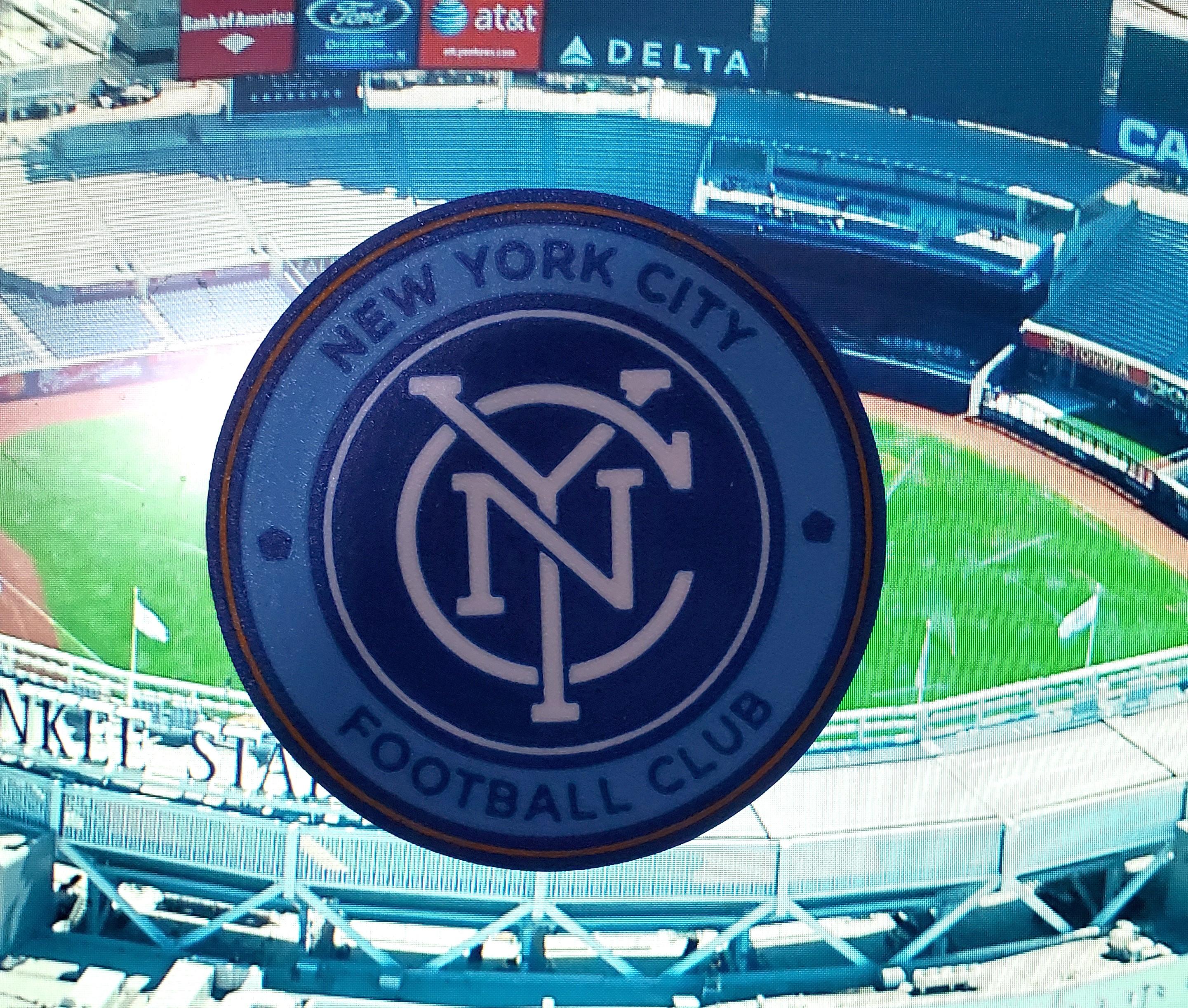 AMS / MMU New York City FC coaster or plaque 3d model