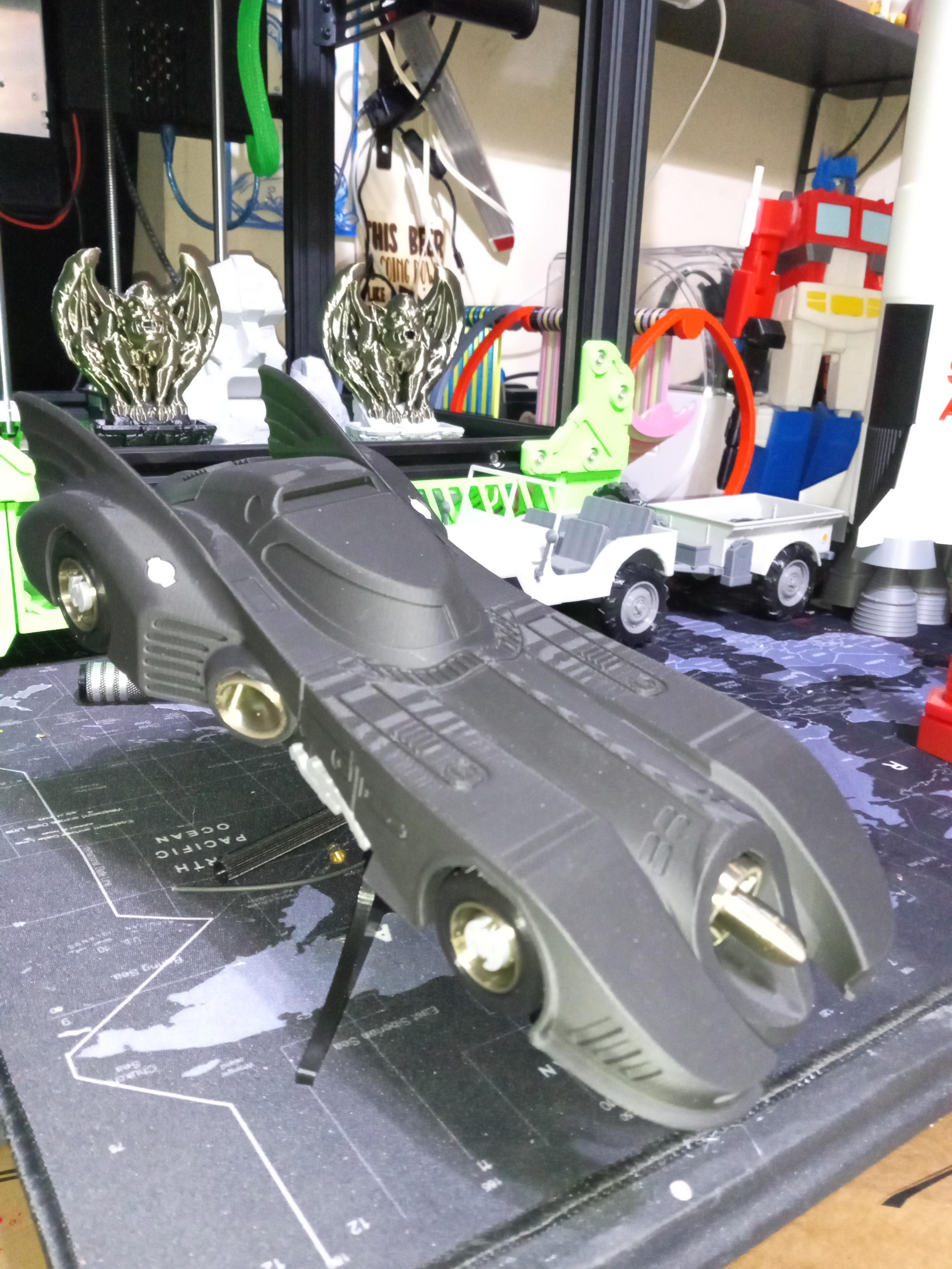 1989 Batmobile Kit (No Support, No AMS, No Glue) 3d model