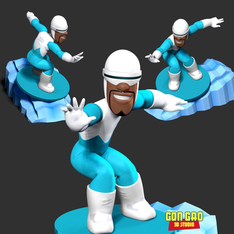 frozone 3d model