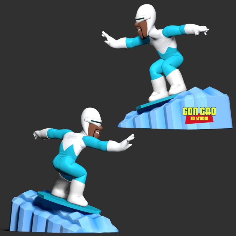 frozone 3d model