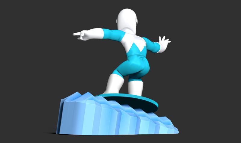 frozone 3d model